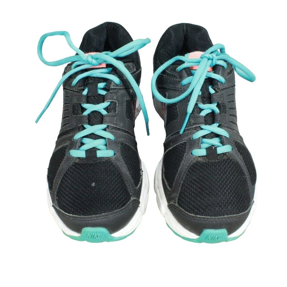 Nike Downshifter 5 Black Nylon Lace Up Running Sneaker Shoes Size 8
